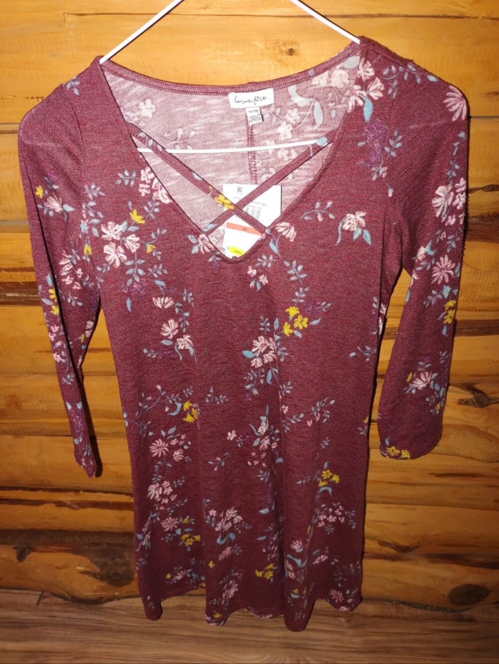 Love Fire Floral Dress